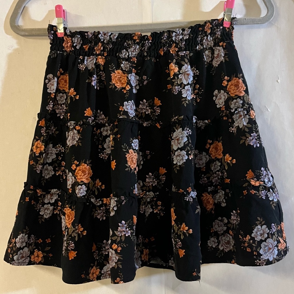 Live to be Spoiled Floral Mini Skirt Small